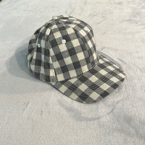 Buffalo check flannel hat